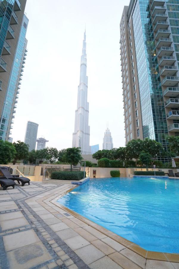 Elite Royal Apartment - Full Burj Khalifa & Fountain View - Emperor Dubaj Kültér fotó