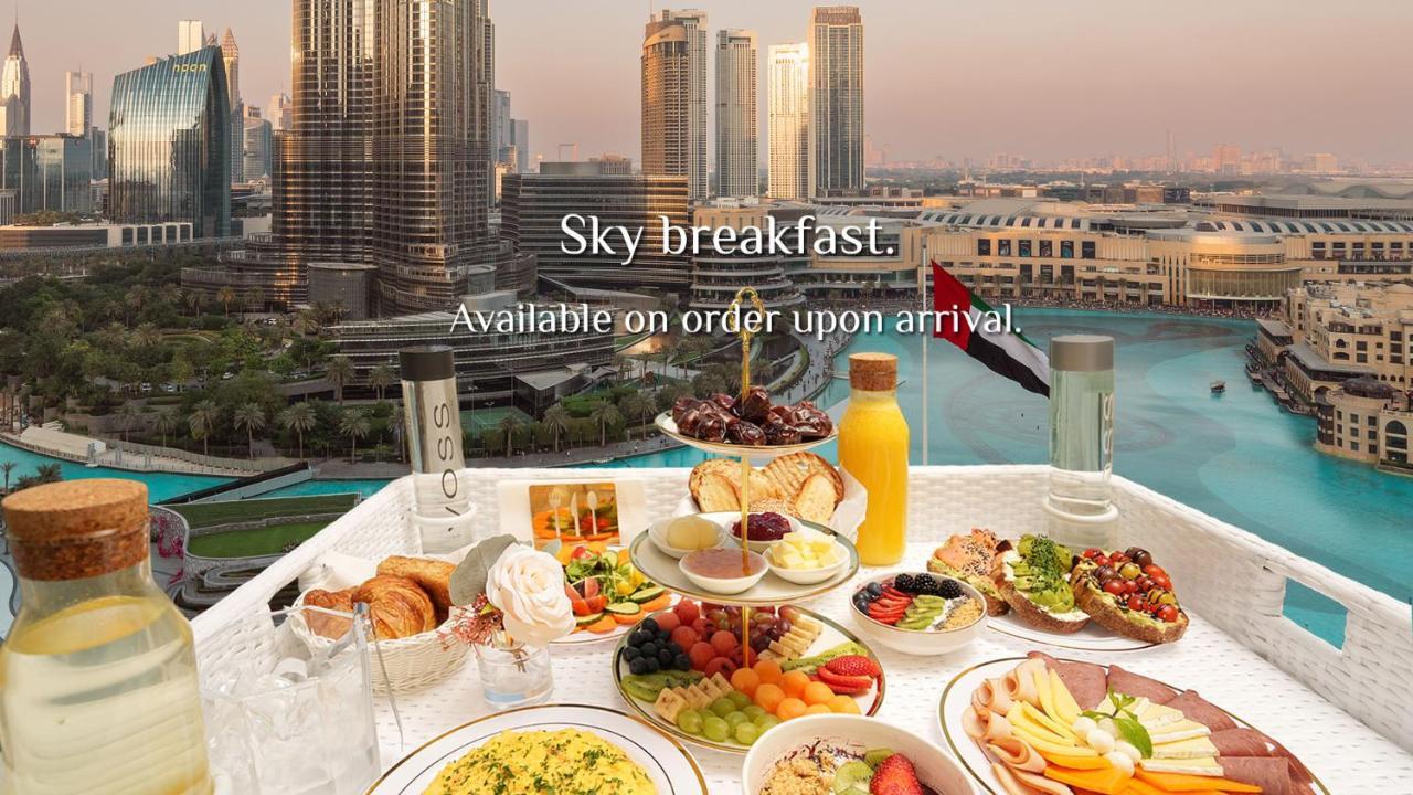 Elite Royal Apartment - Full Burj Khalifa & Fountain View - Emperor Dubaj Kültér fotó